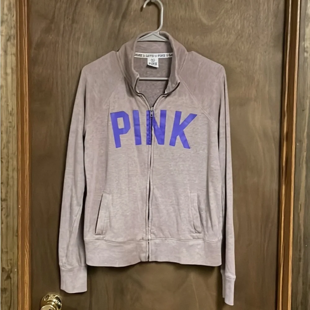 Victorias Secret Pink Full Zip Sweatshirt‎ Small